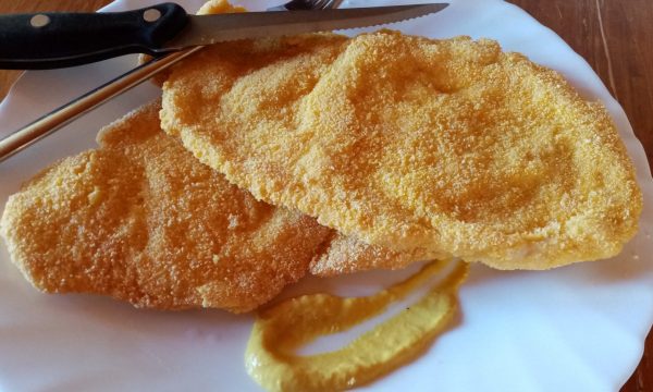 COTOLETTA DI POLLO CON FARINA DI MAIS