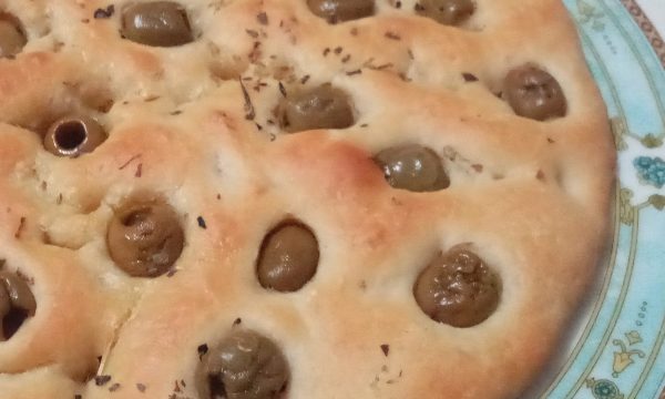 Focaccia con olive