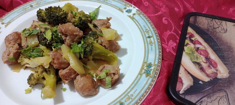 broccoli in padella con salsicce piccanti