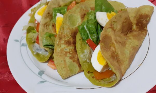 Crepes di piselli